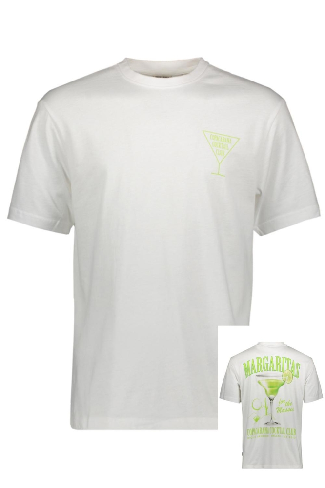 ONSCABANA COCKTAIL CLUB RLX SS TEE 22034380 BRIGHT WHITE